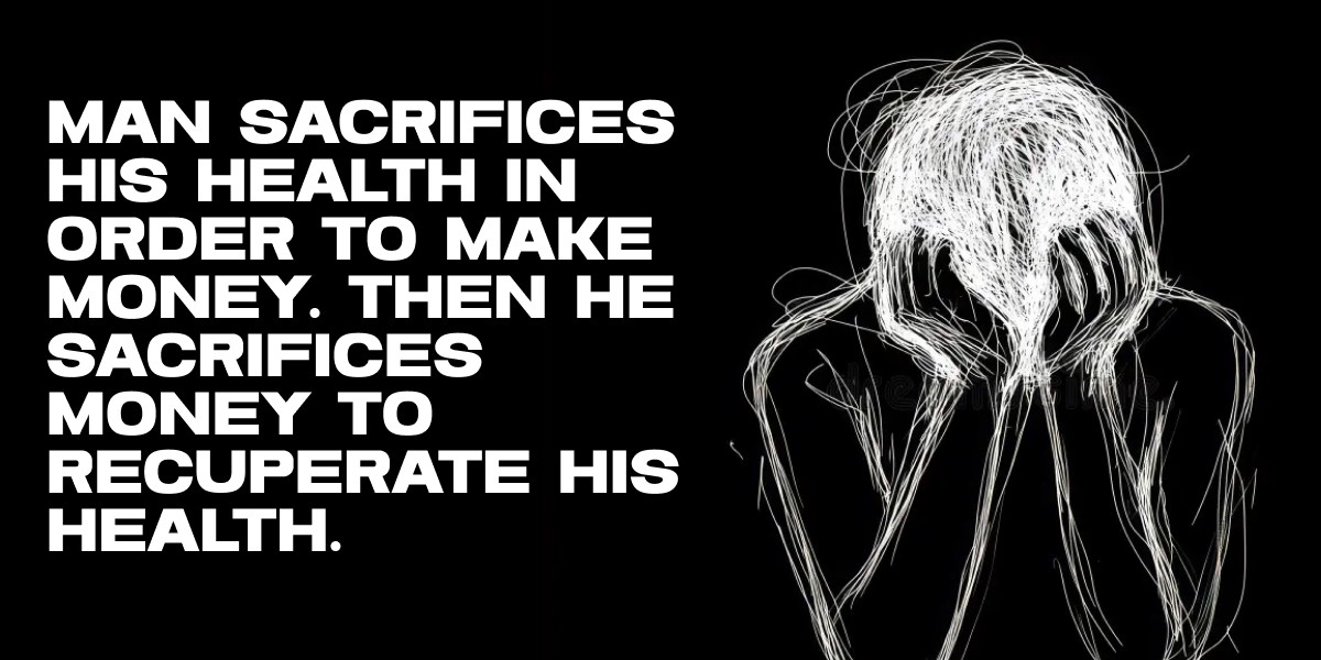 Don't sacrifice your health for Success