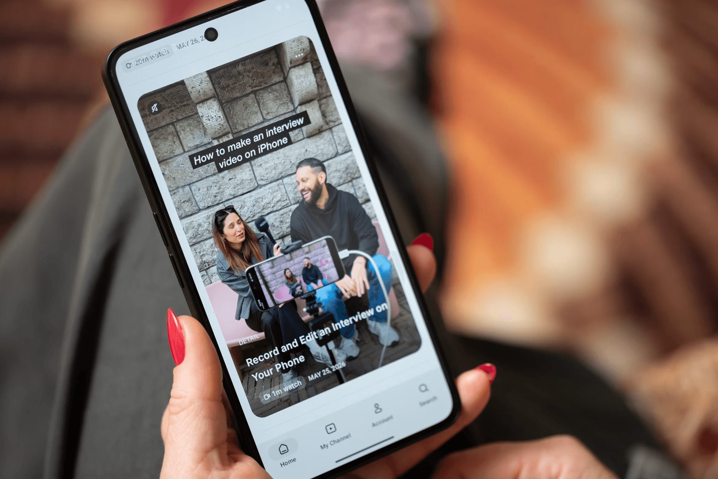 Behind the scenes shot in the studio with the Subwave app. Subwave is a place to share your stories and grow your audience.