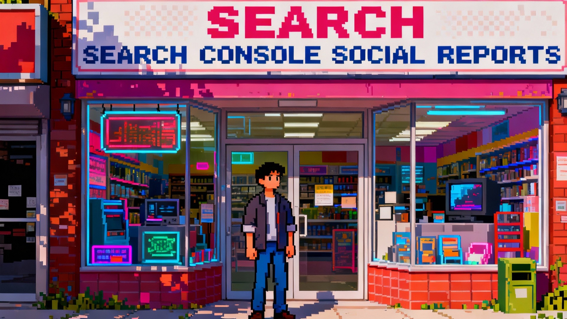 Social media channels in search console