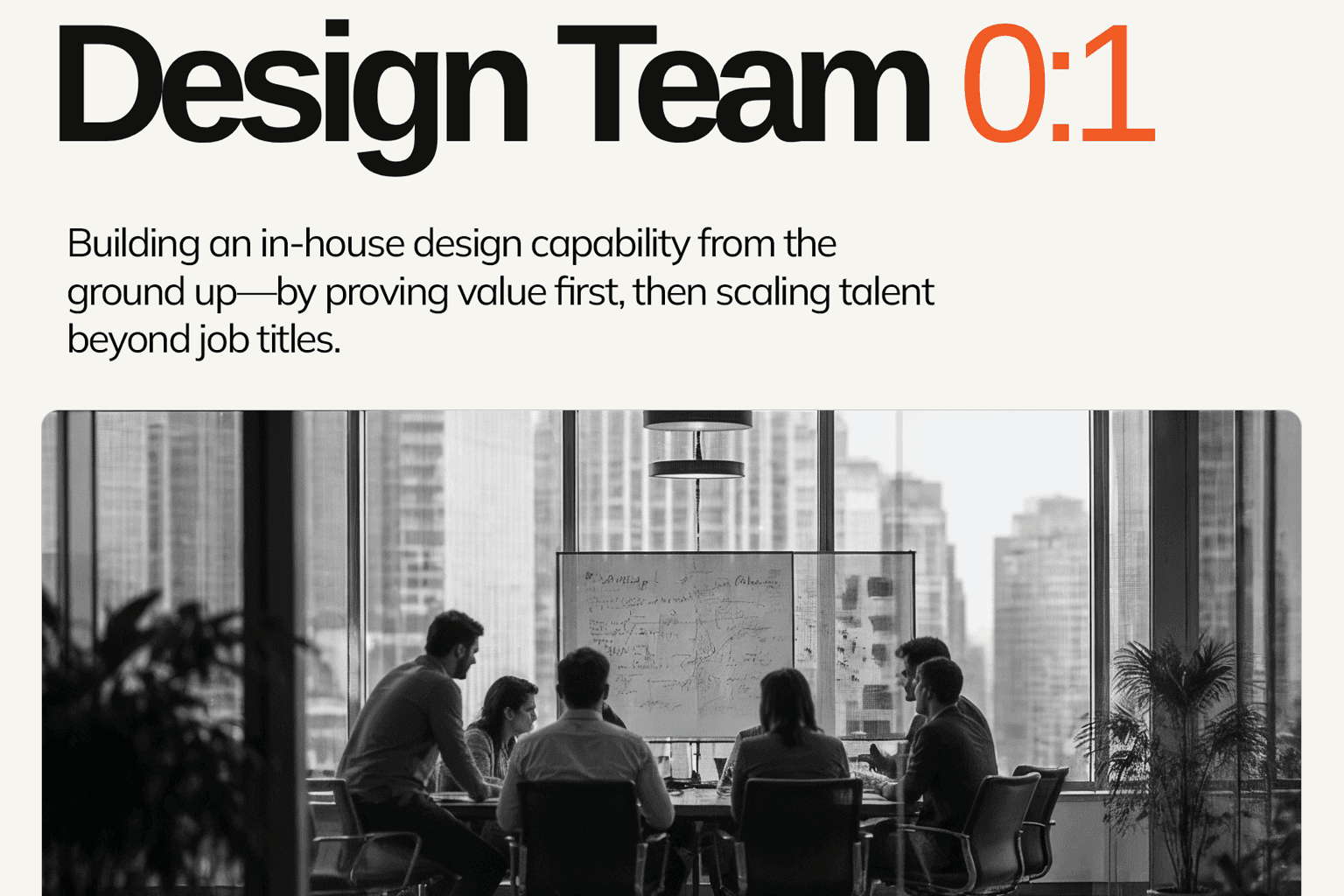 Design team building case study preview