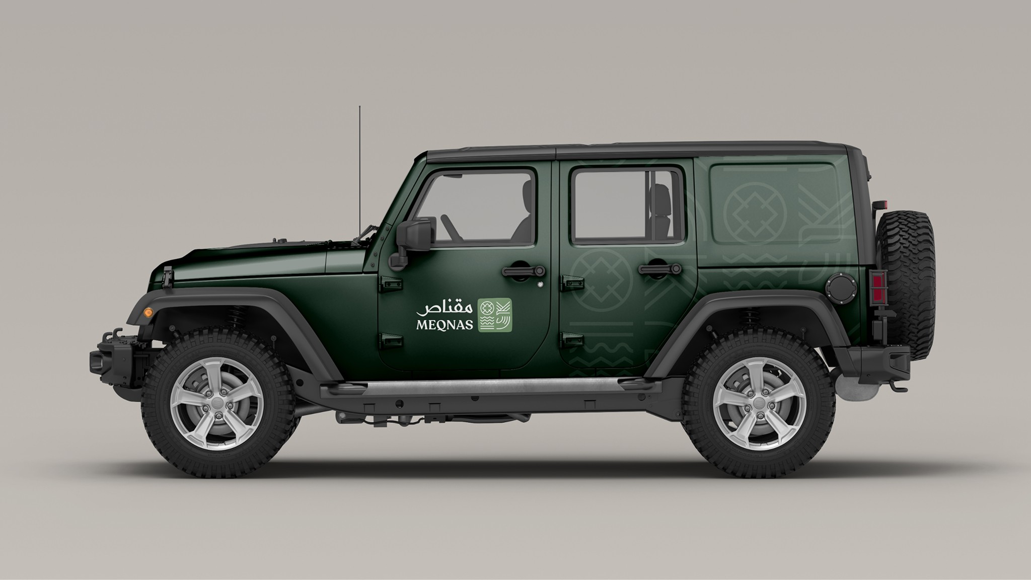 Meqnas PIF Branding Vehicle