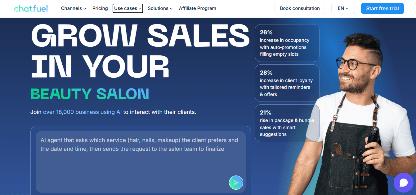 Chatfuel&nbsp;&nbsp;