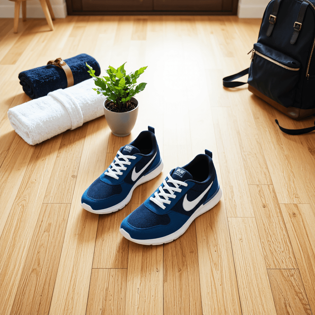 product photography of sneakers