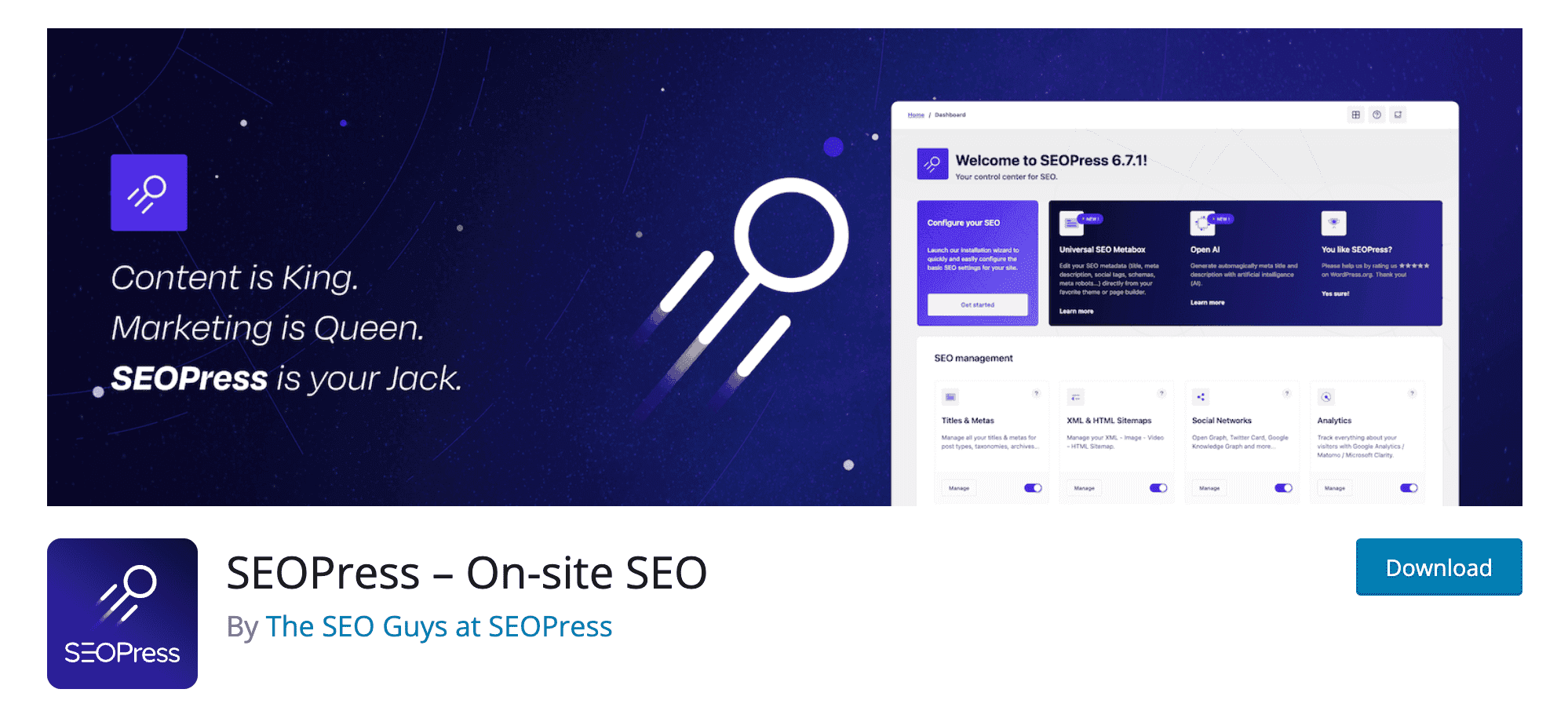 SEOPress download page