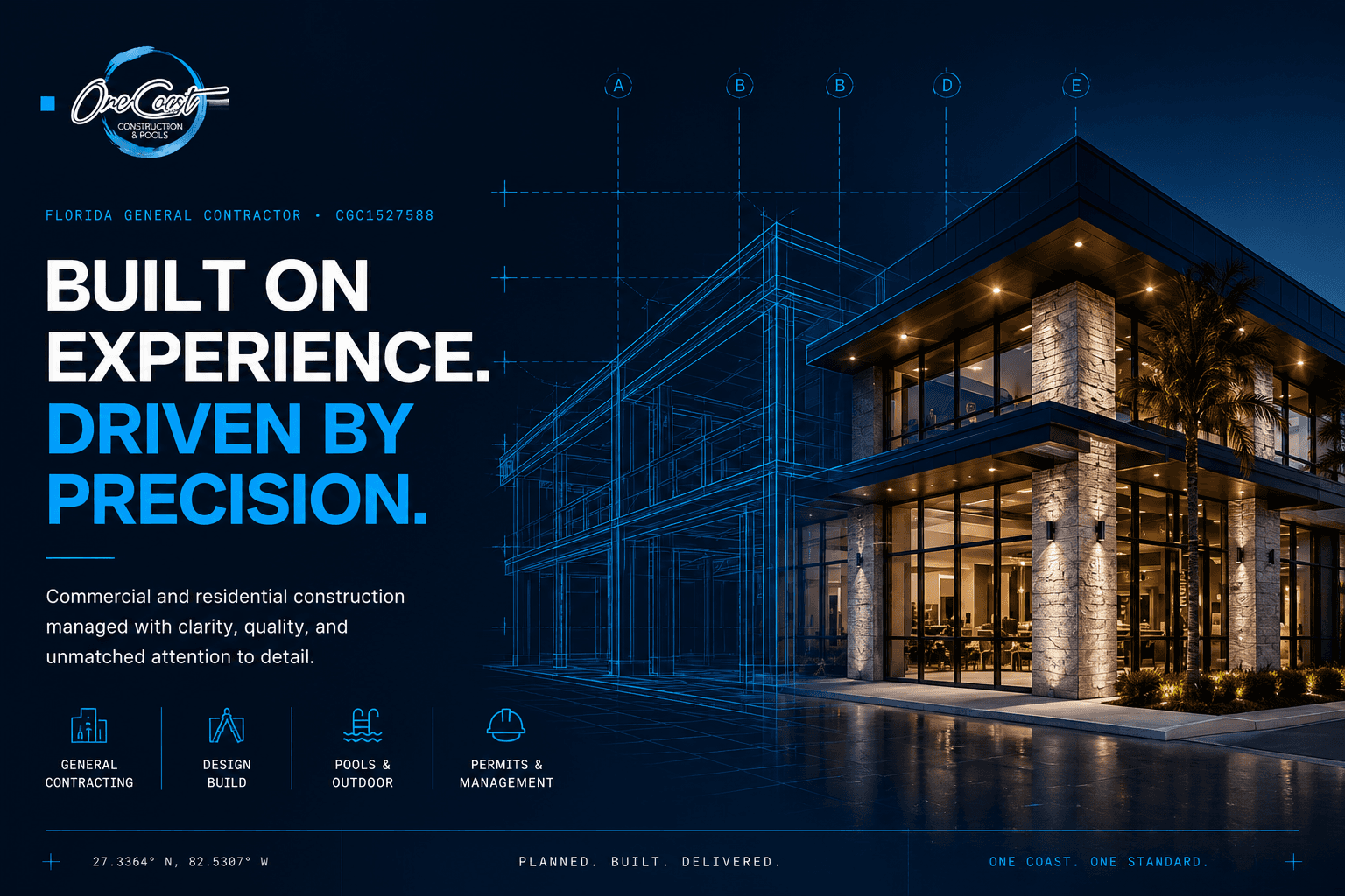 Minimal premium website interface