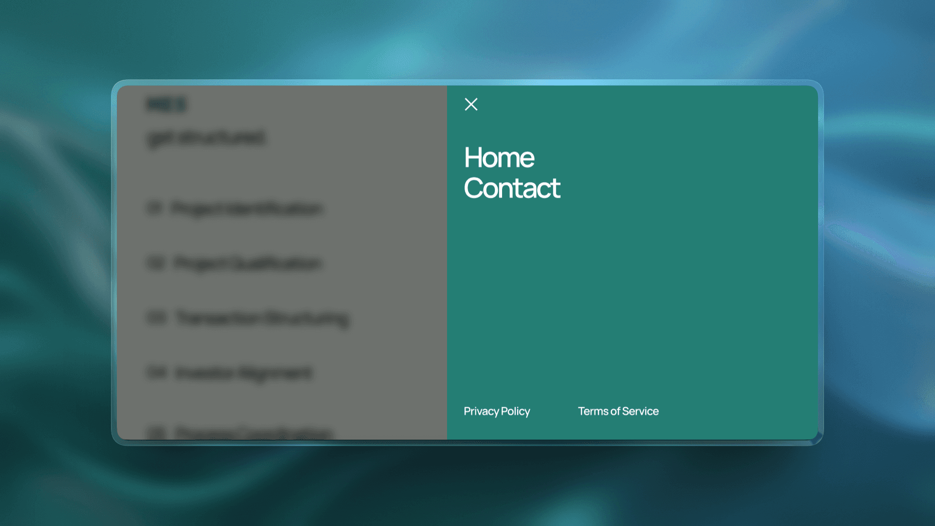 Tablet showing Bloomy UI