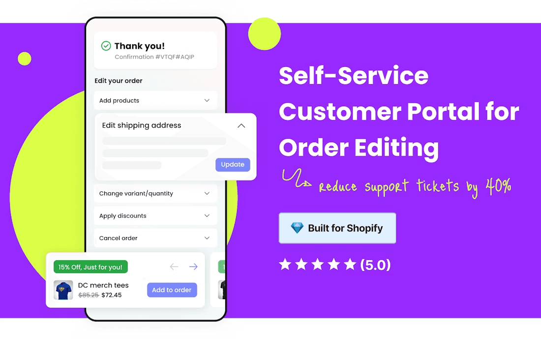 Revize Order Editing Image
