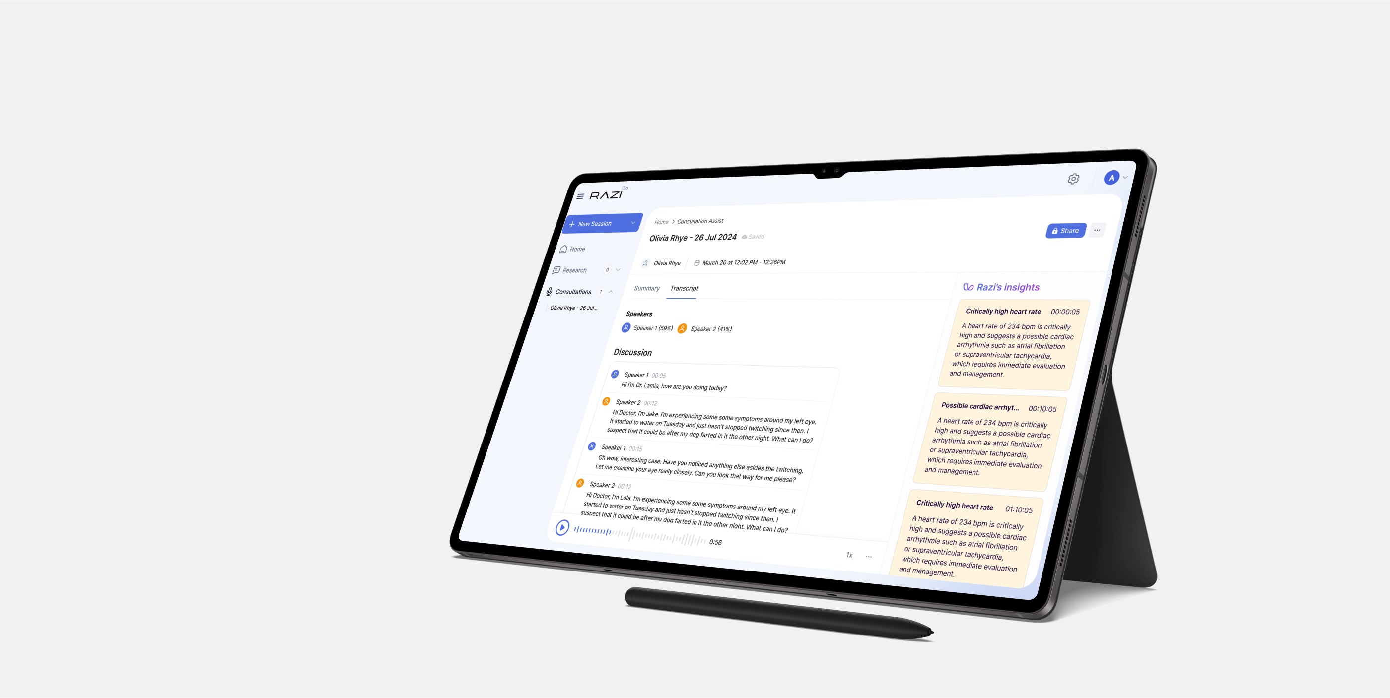 AI helthcare app