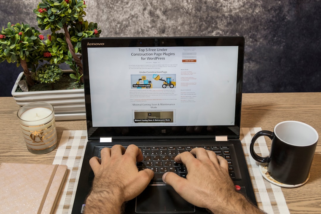 content creator optimizing a blog post