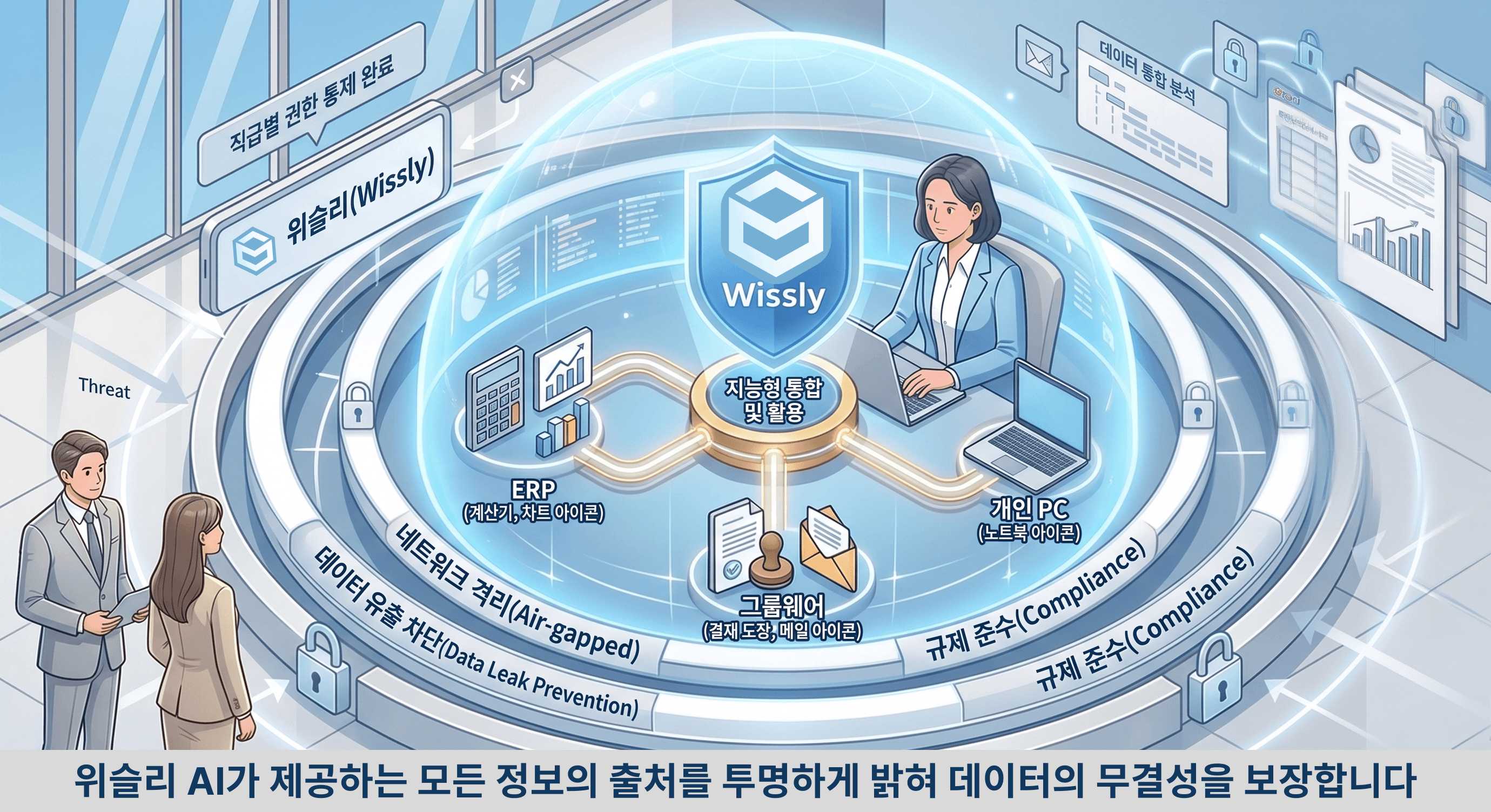 금융 AI 솔루션: ERP·그룹웨어 연동으로 완성하는 보안형 사내 AI