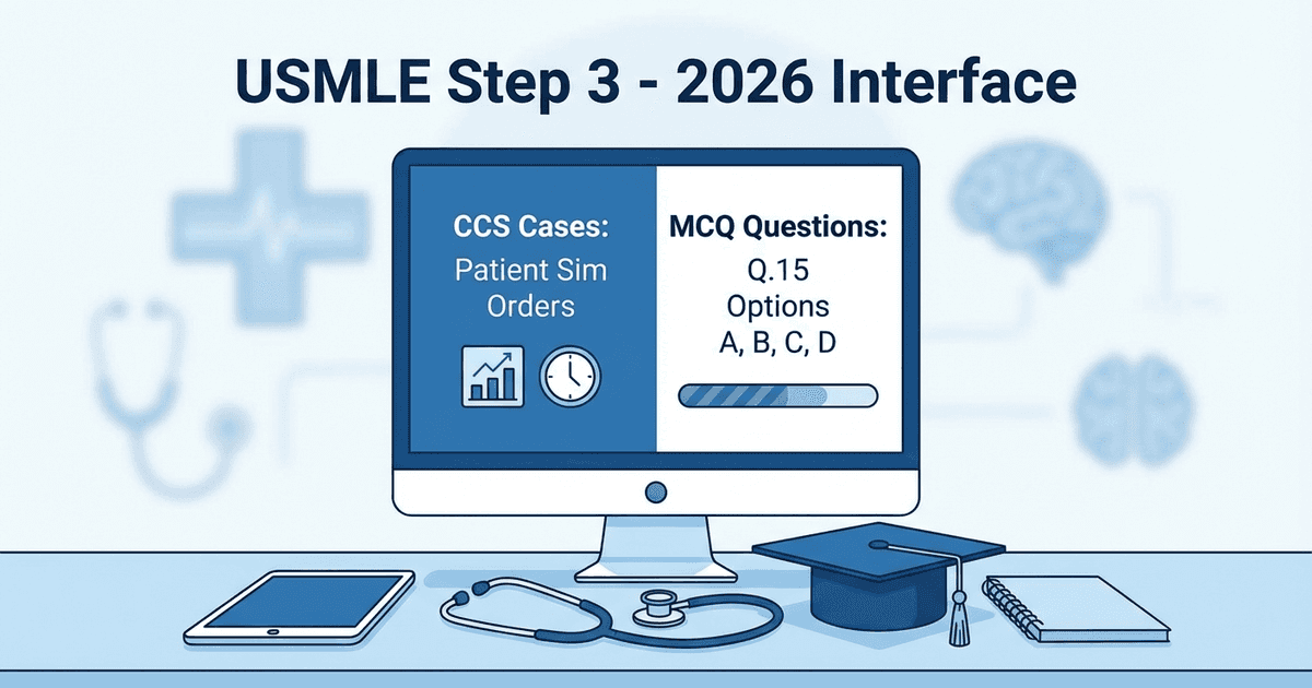 Cover: USMLE Step 3 New Format 2026: What Changed and How to Prepare