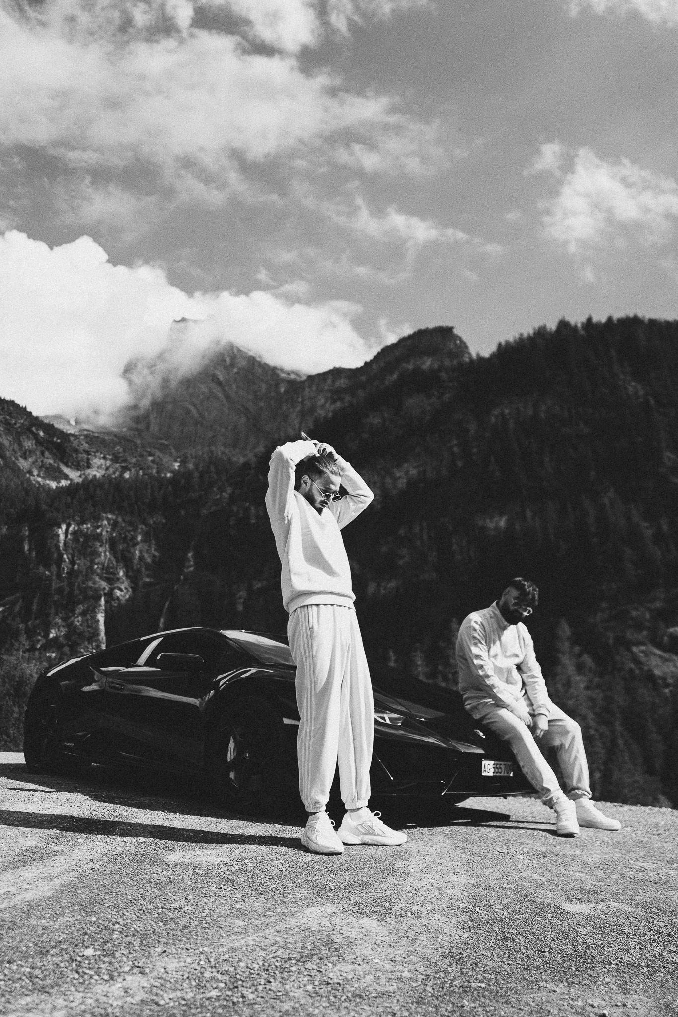 noah on videoshooting in switzerland, lamborgini, v12 car sports car