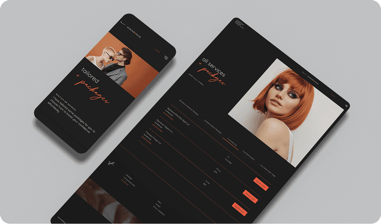 Visual ID + UX/UI + Web Design & Development. eCommerce appointment booking system by soradesigns.studio