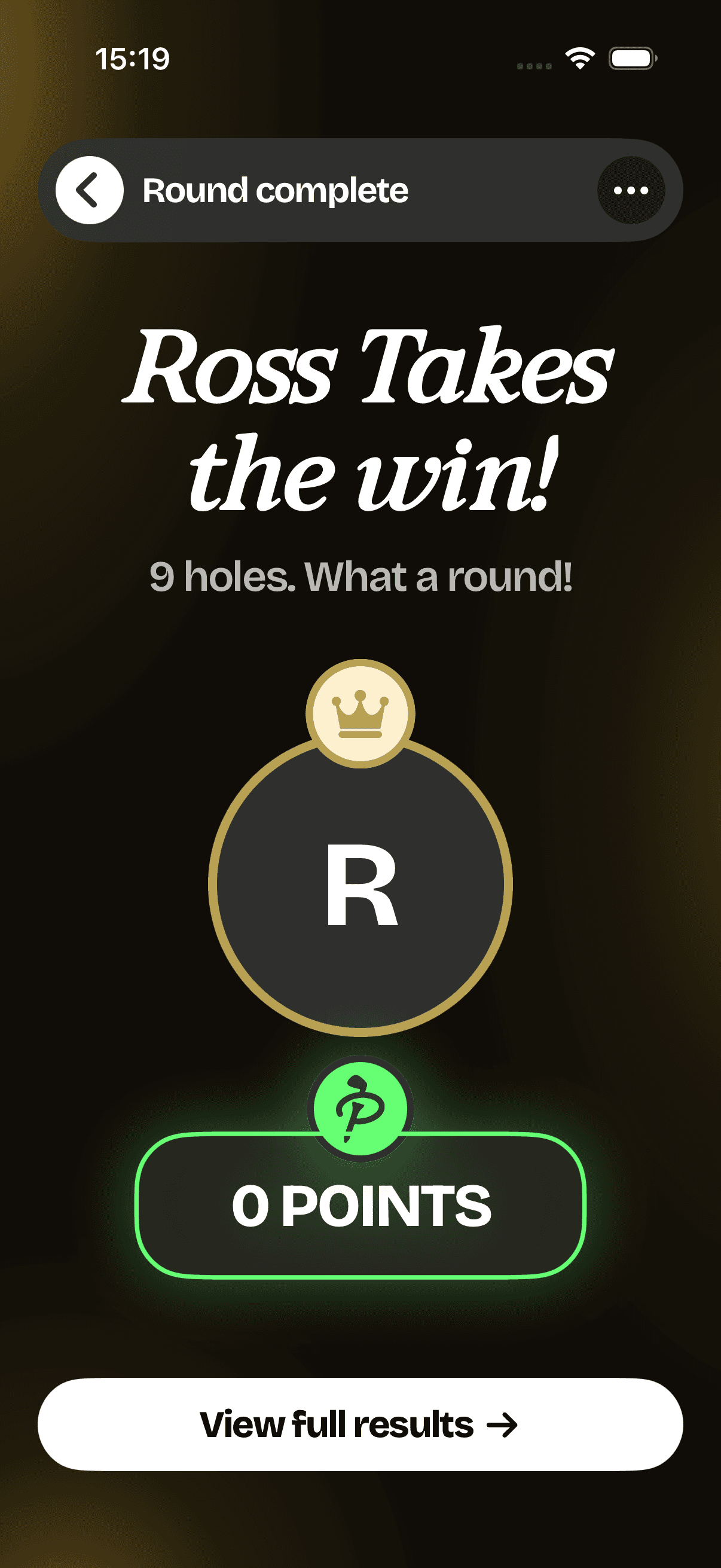 Par Pursuit game screen
