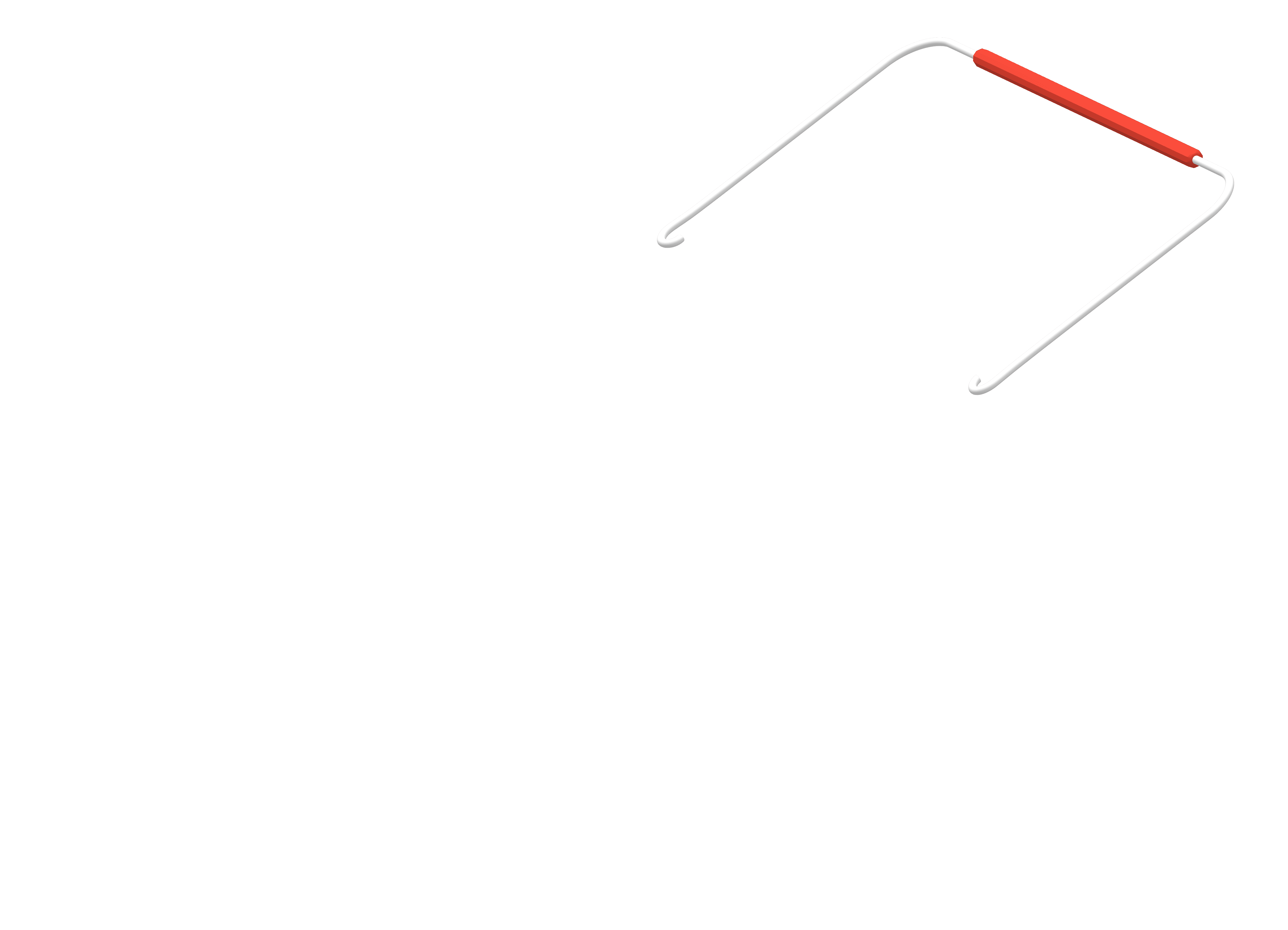 right handle of a basket