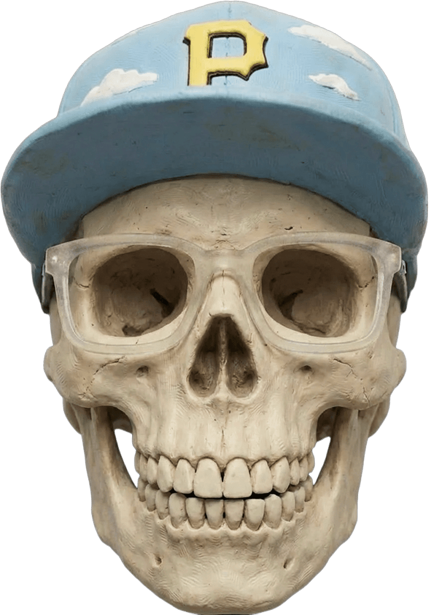 A close-up of a hand wearing multiple decorative rings against a blue background.