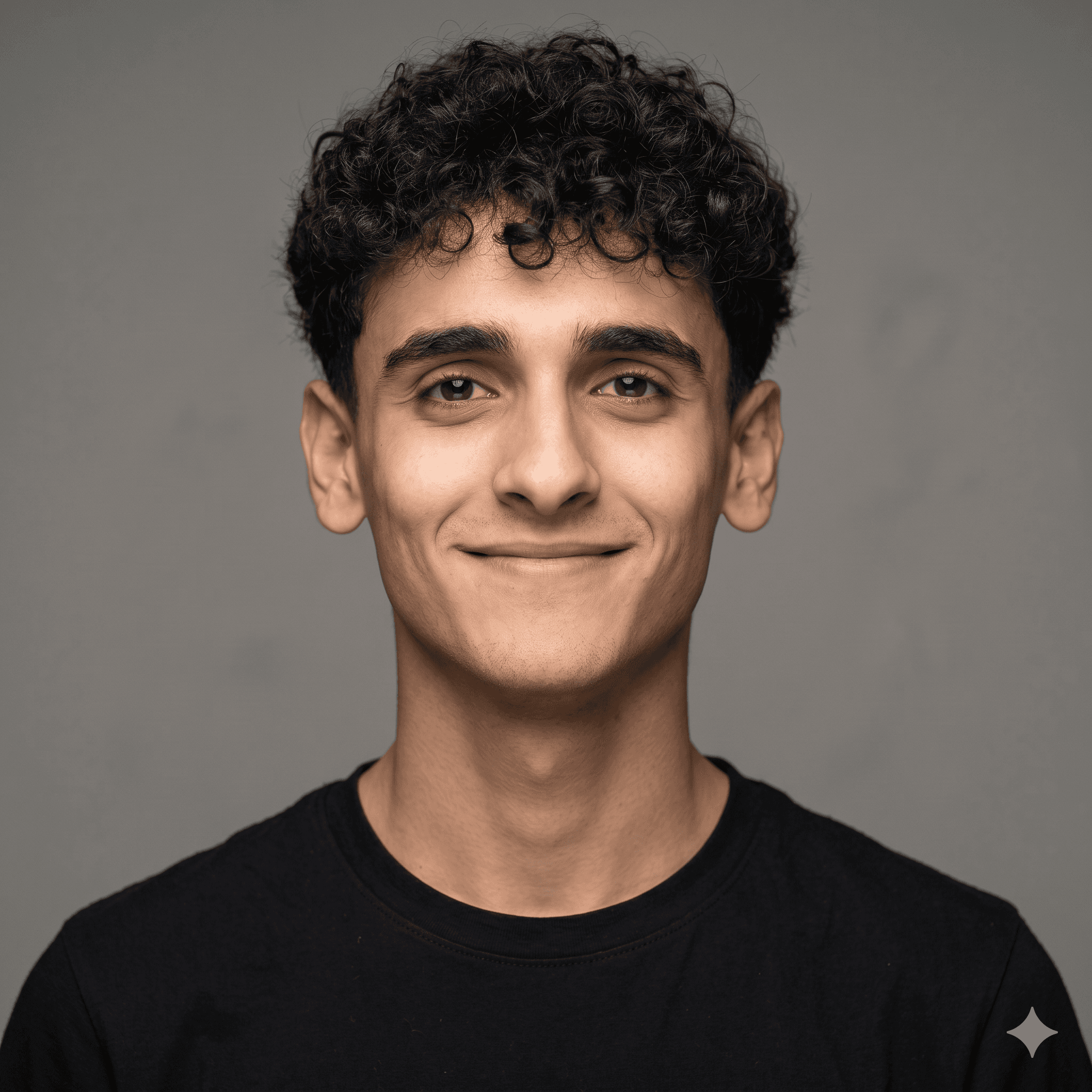 man wearing Henley top portrait