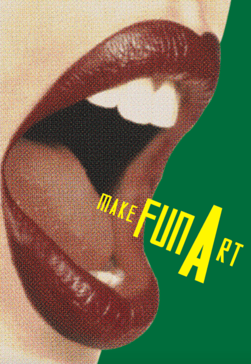 make fun art poster with sutnar project typeface