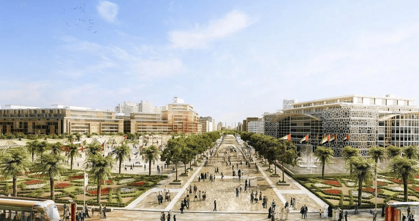 A new city center, Mohammed Bin Zayed City, is planned in Amman, Jordan, aimed at revitalizing the urban landscape.