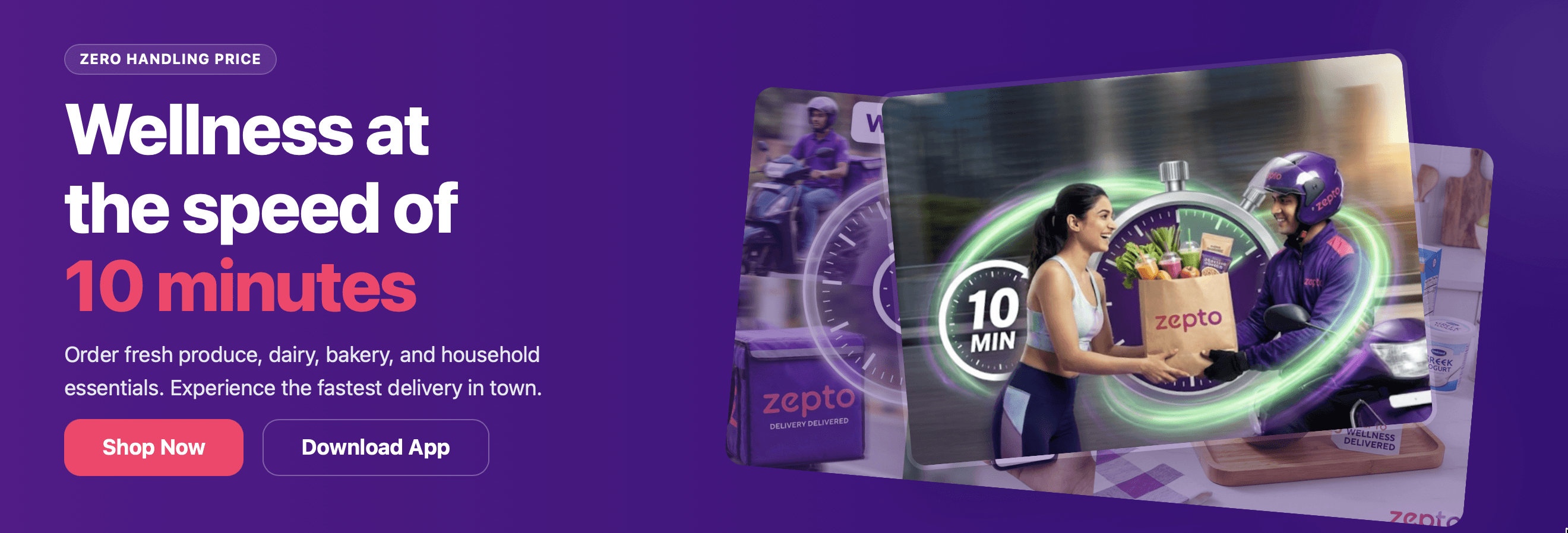 hero image of zepto