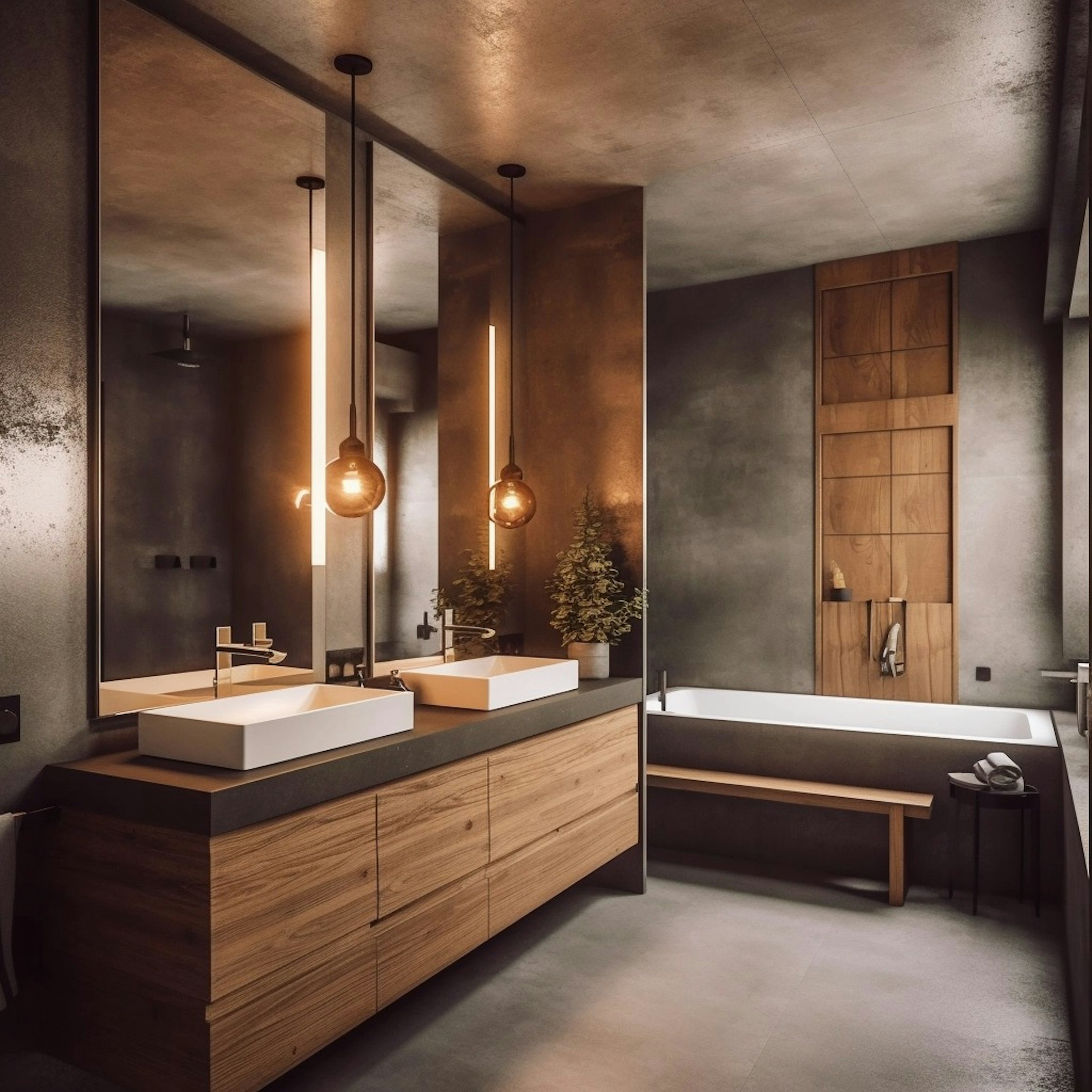 Luxury Bathroom interior