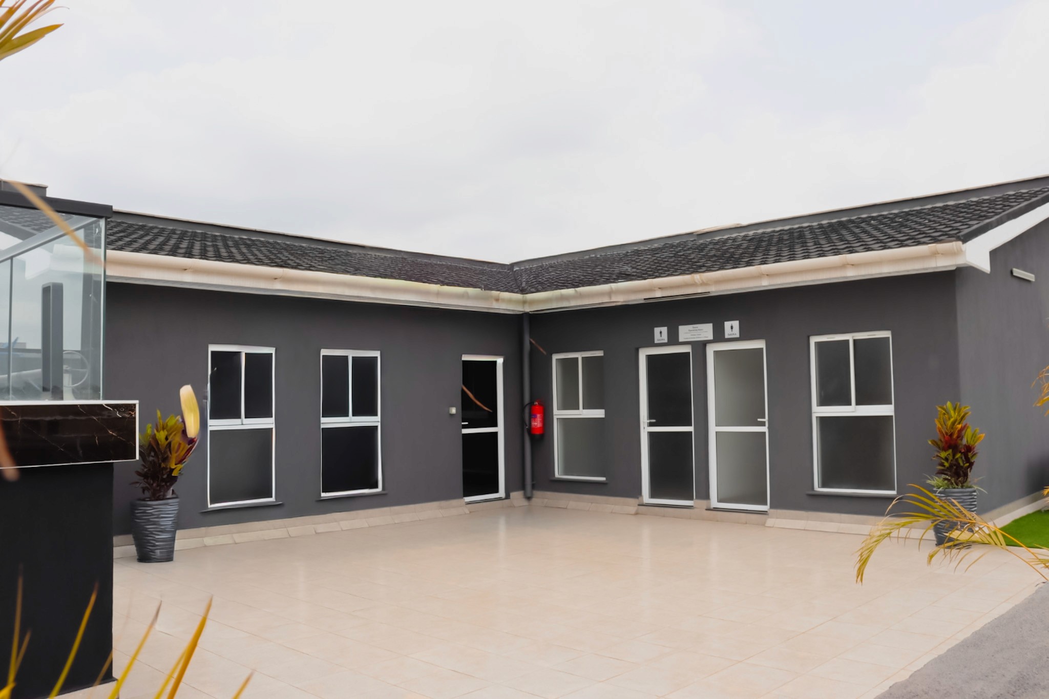 Gym & Sauna Entrance