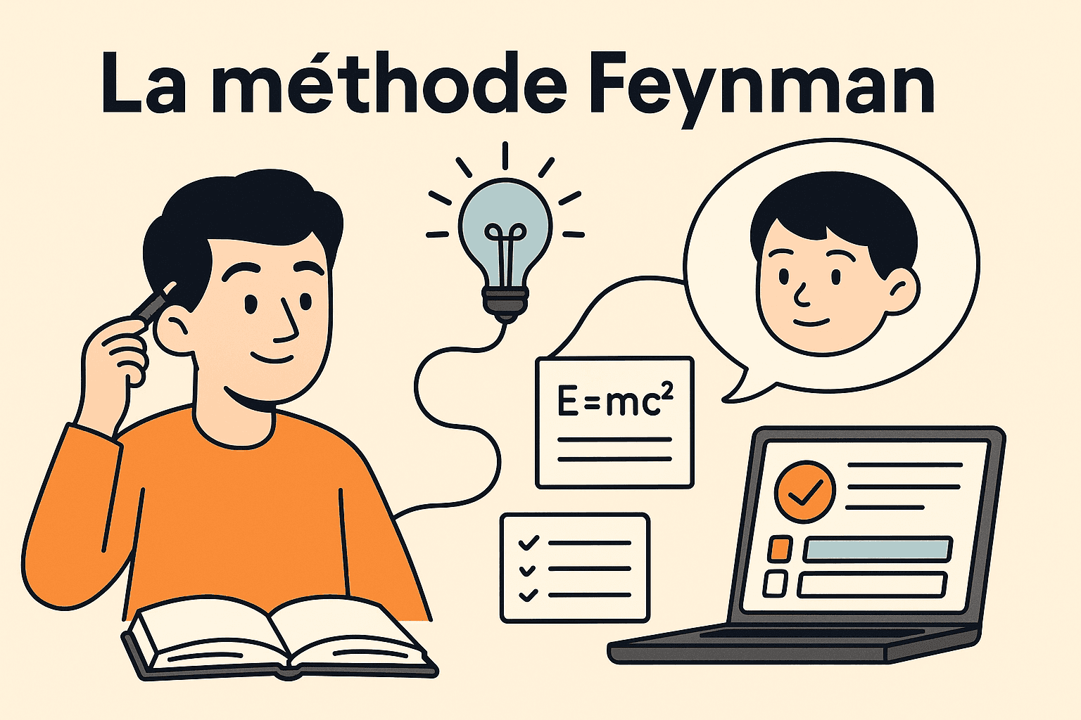 La méthode Feynman: la technique ultime pour comprendre vraiment tes cours