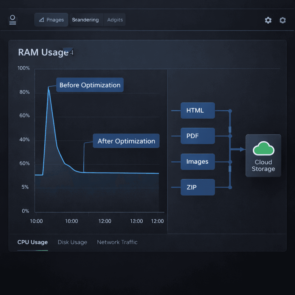 Memory-Efficient Image Generation in Python