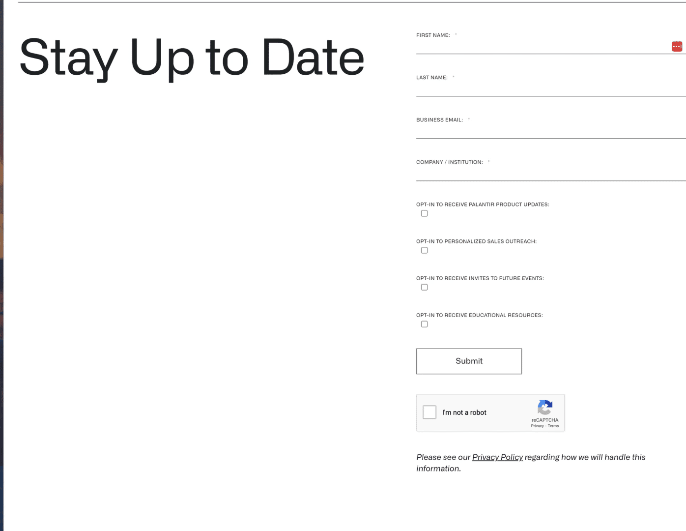 Palantir Marketing Analysis by Milk & Cookies studio | Stay up to date