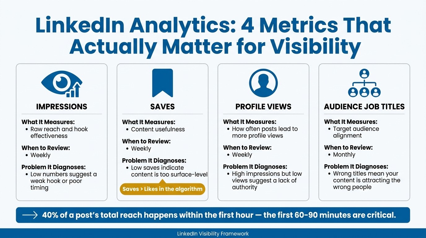 LinkedIn Analytics: 4 Metrics That Actually Matter for Visibility