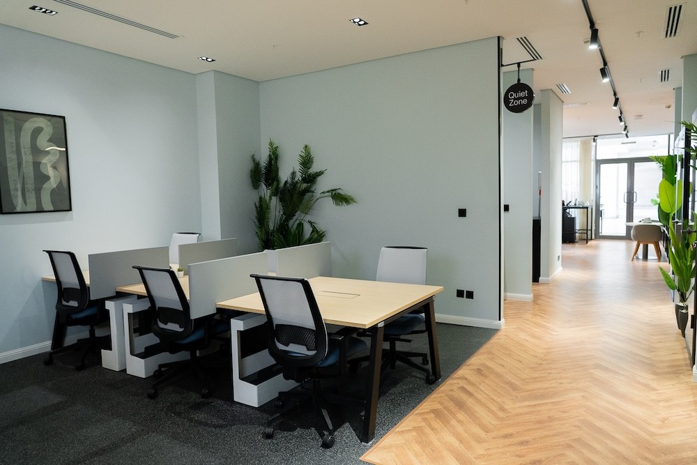 Meeting room workspace at DIOM Rubeen 209 headquarters in Riyadh