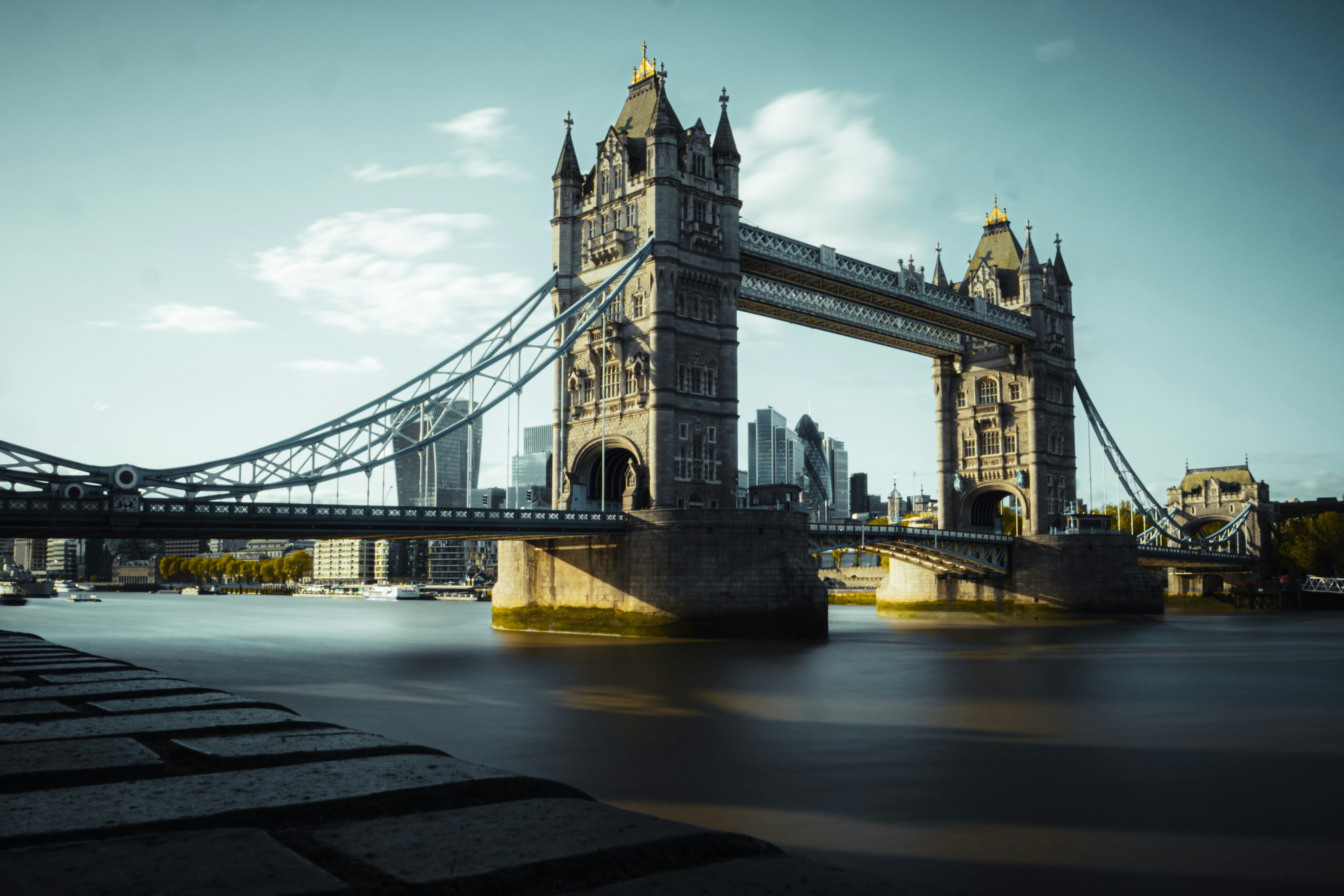 Tower bridge over the river thames in london