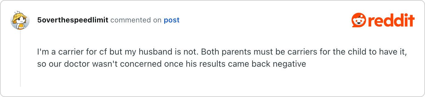 Post on Reddit
