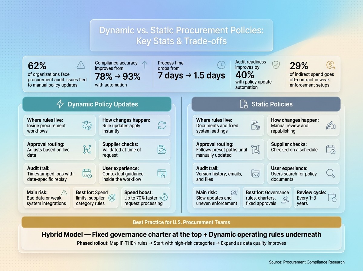 Dynamic vs. Static Procurement Policies: Key Stats & Trade-offs