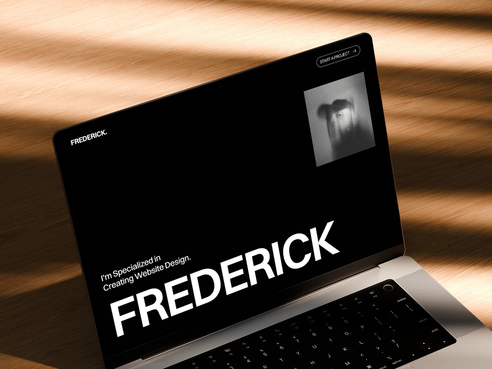 Fredrick — 作品集网站设计灵感