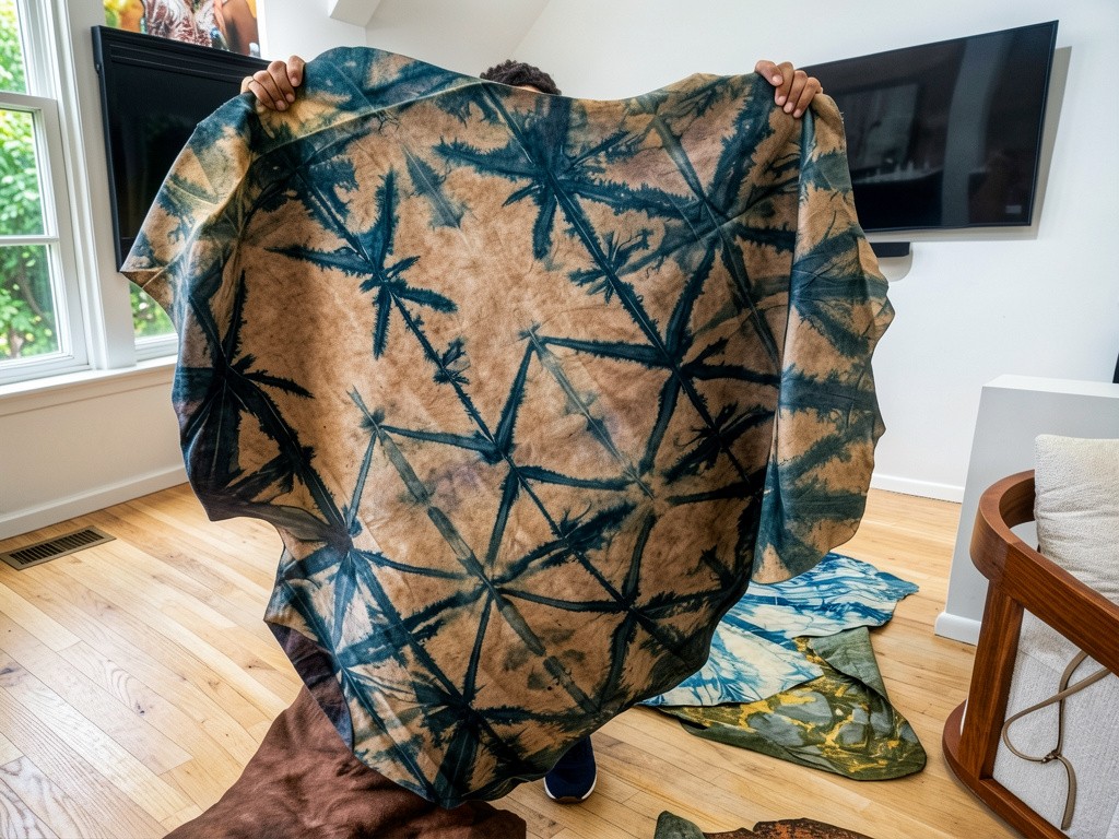 Young man in black leather double-breasted jacket jeans.