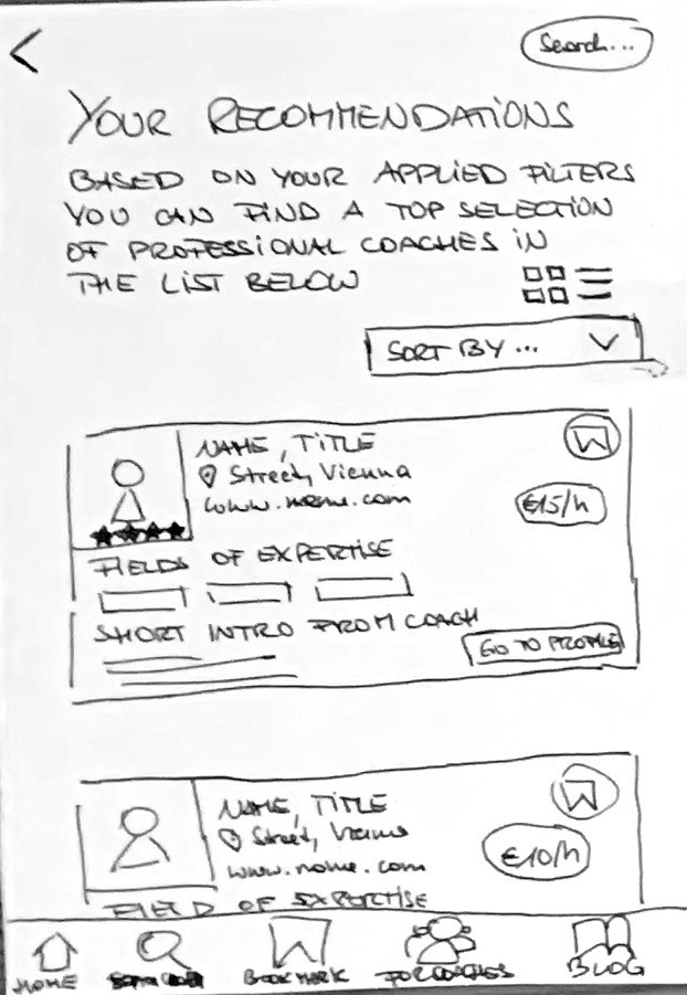 Screen LoFi Paper Prototype