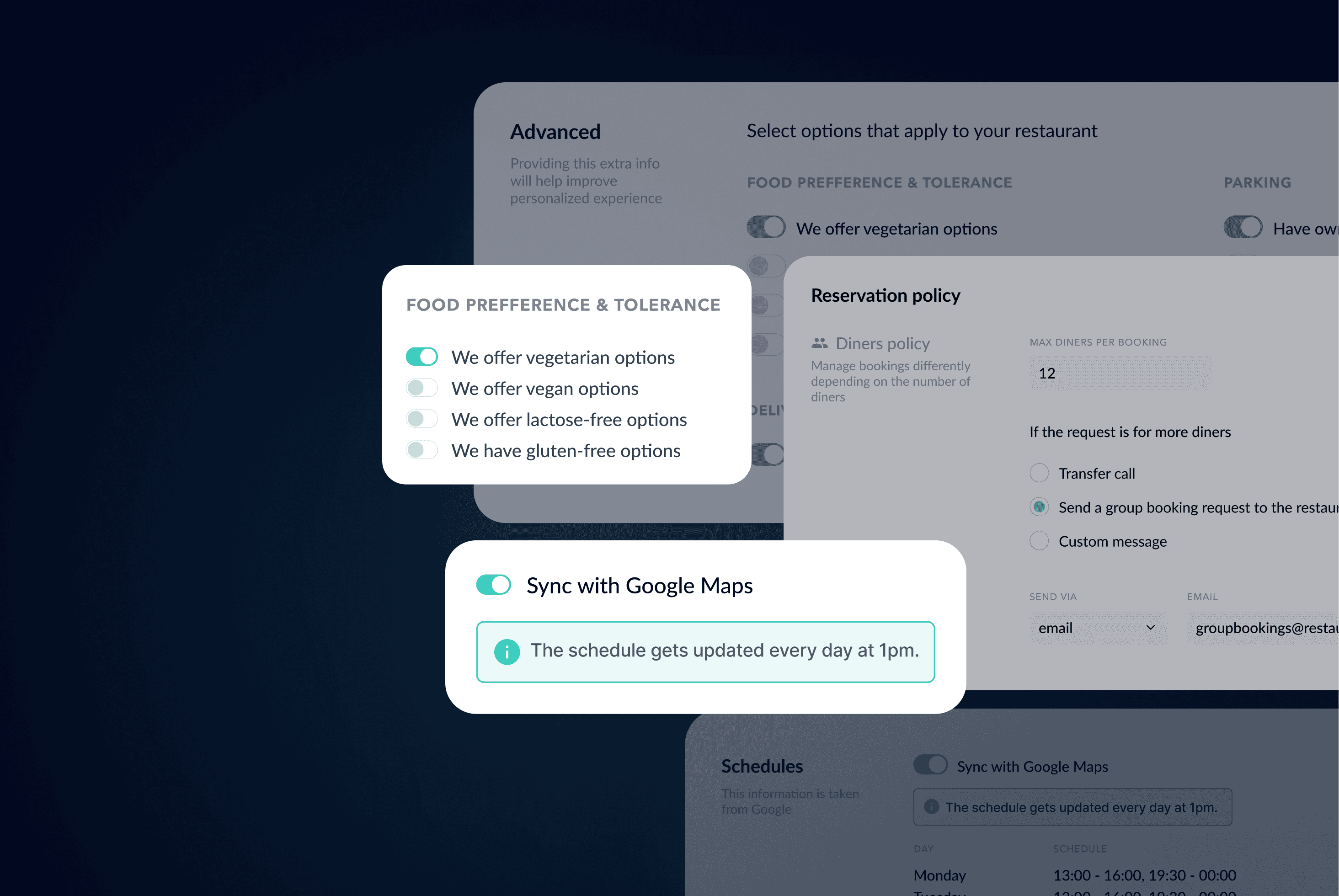Bookline-Assistenten-Konfigurationen