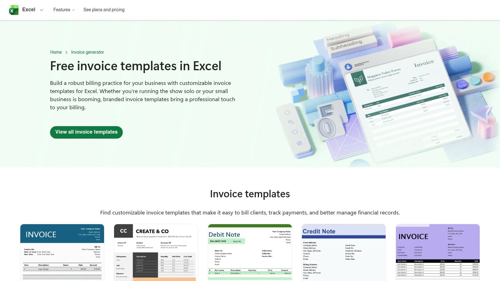 Microsoft Create (formerly Office templates)