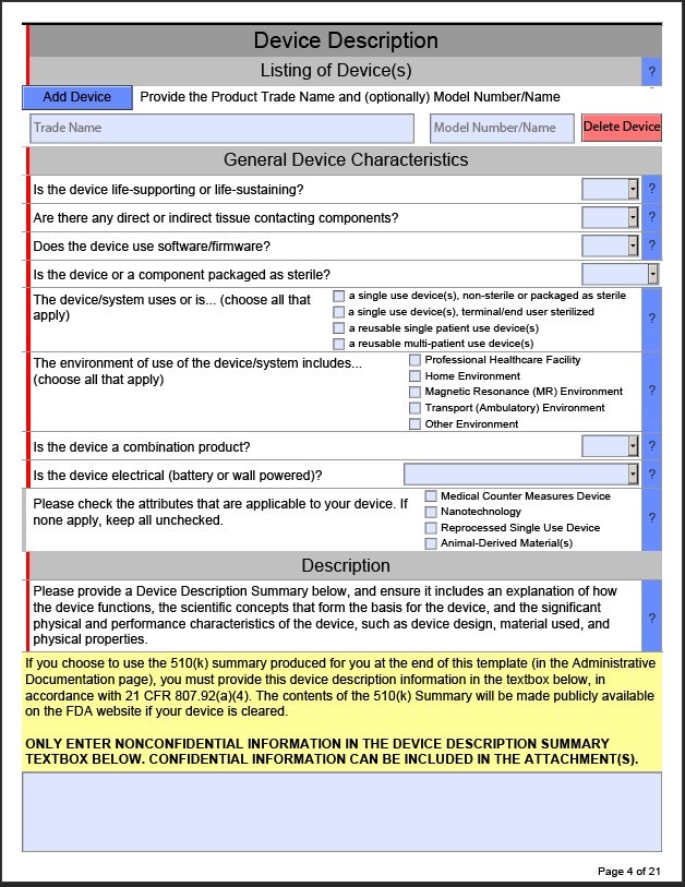 FDA eSTAR format required for all 510k submissions starting October 1 2023