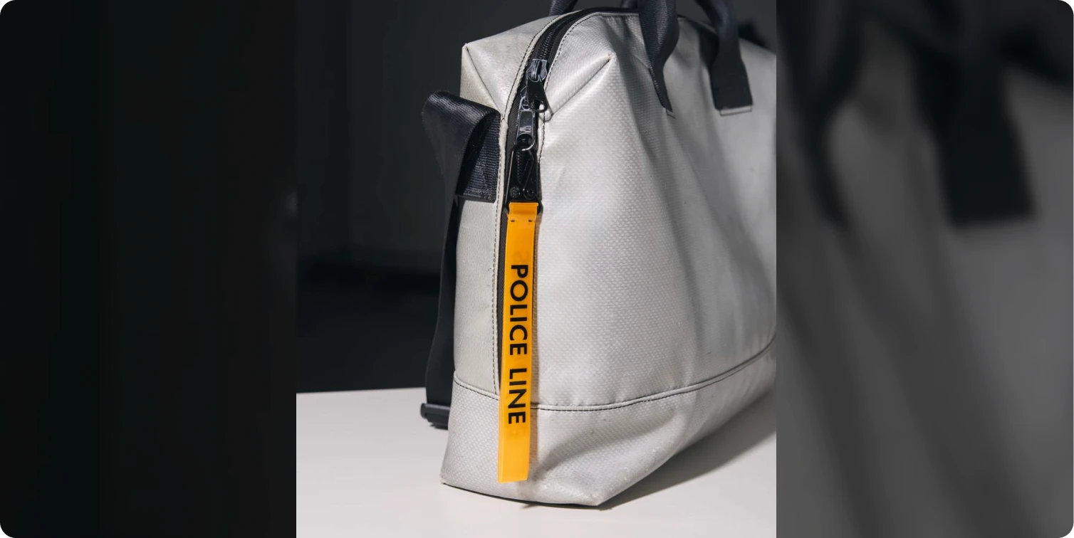 당신을 위한 폴리스라인 리플렉터 키링