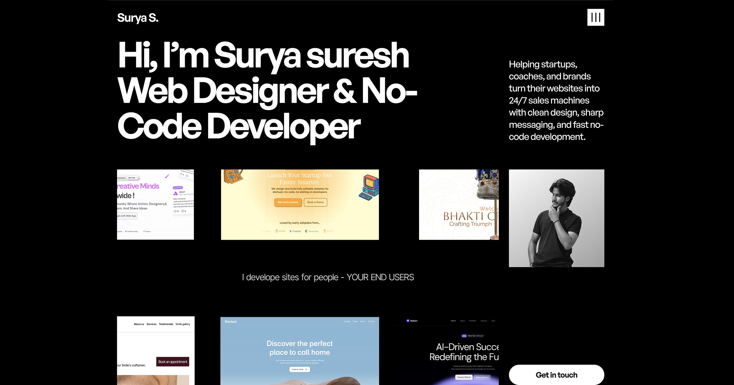 Surya suresh – Web Designer & Developer