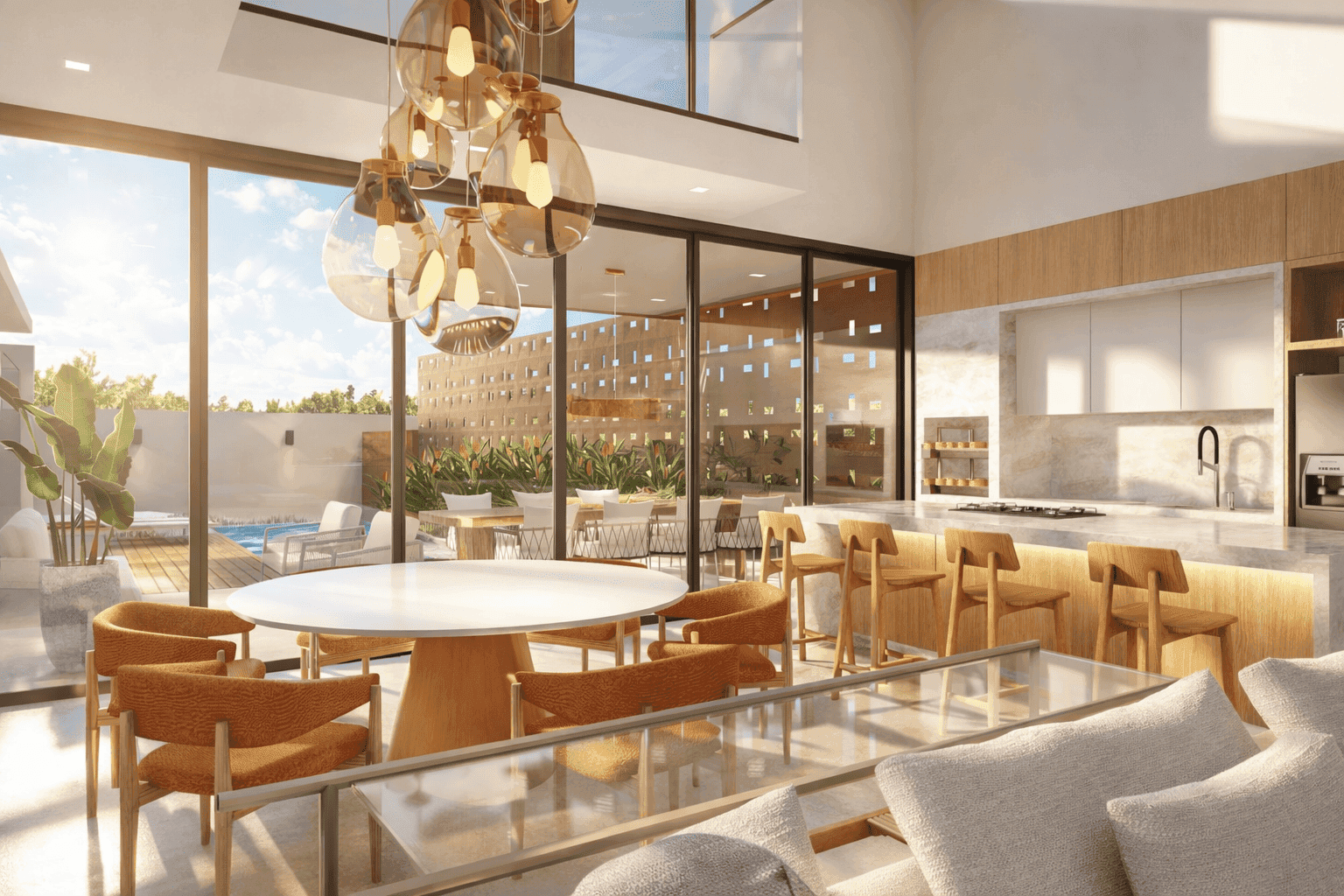 Projeto de interiores assinado pela Meraki Arquitetura, com ambientes personalizados que unem conforto, beleza e identidade do cliente Sete Lagoas Projeto residencial
