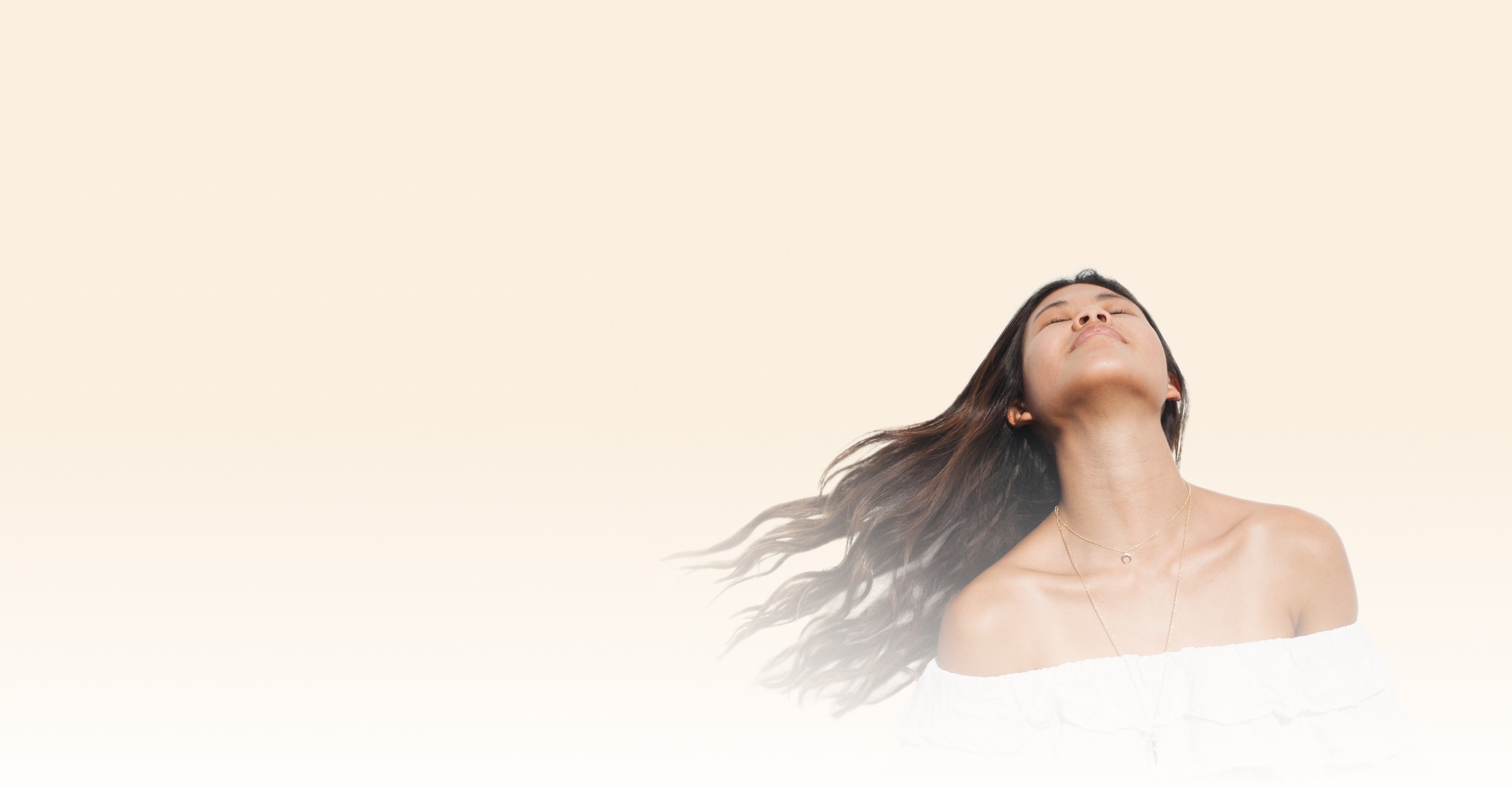 women with beauty wavy hair