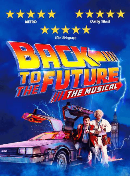 Experience the time-traveling adventure of Back to the Future The Musical at the Adelphi Theatre in London