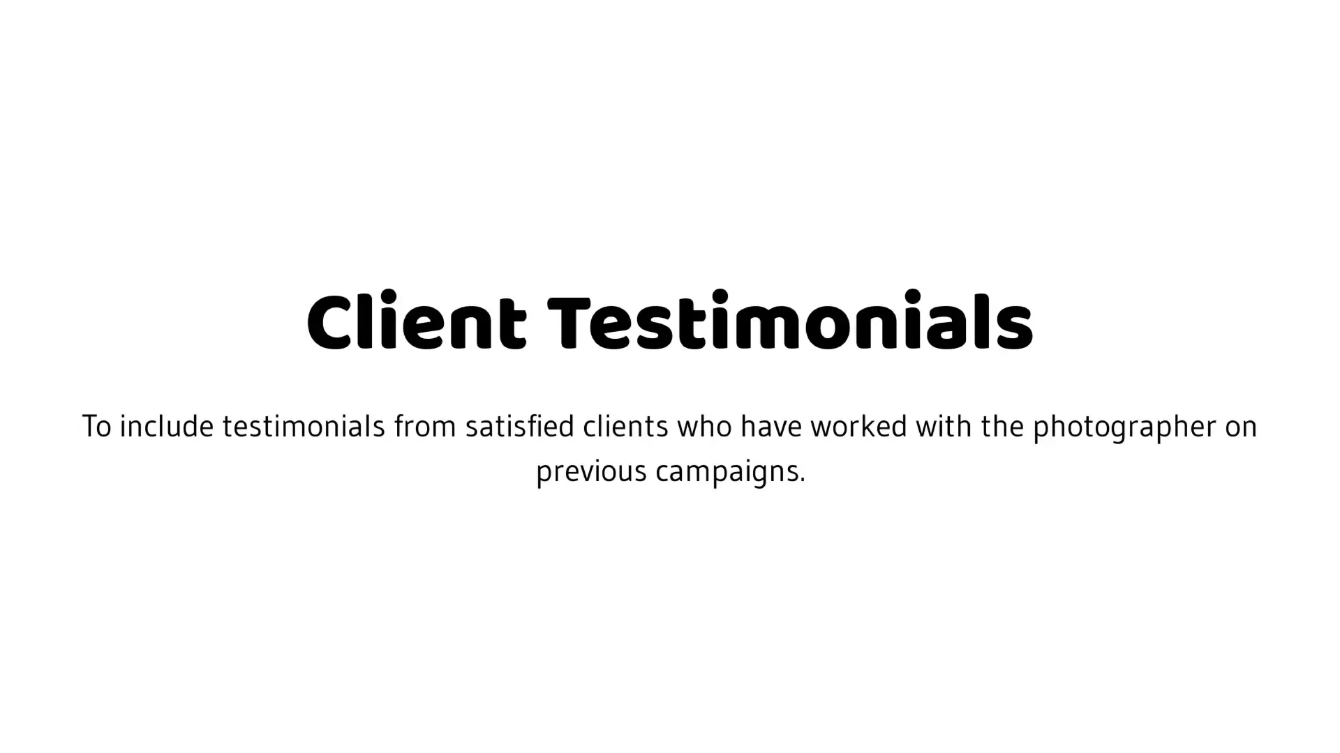 estimonials/Client Reviews