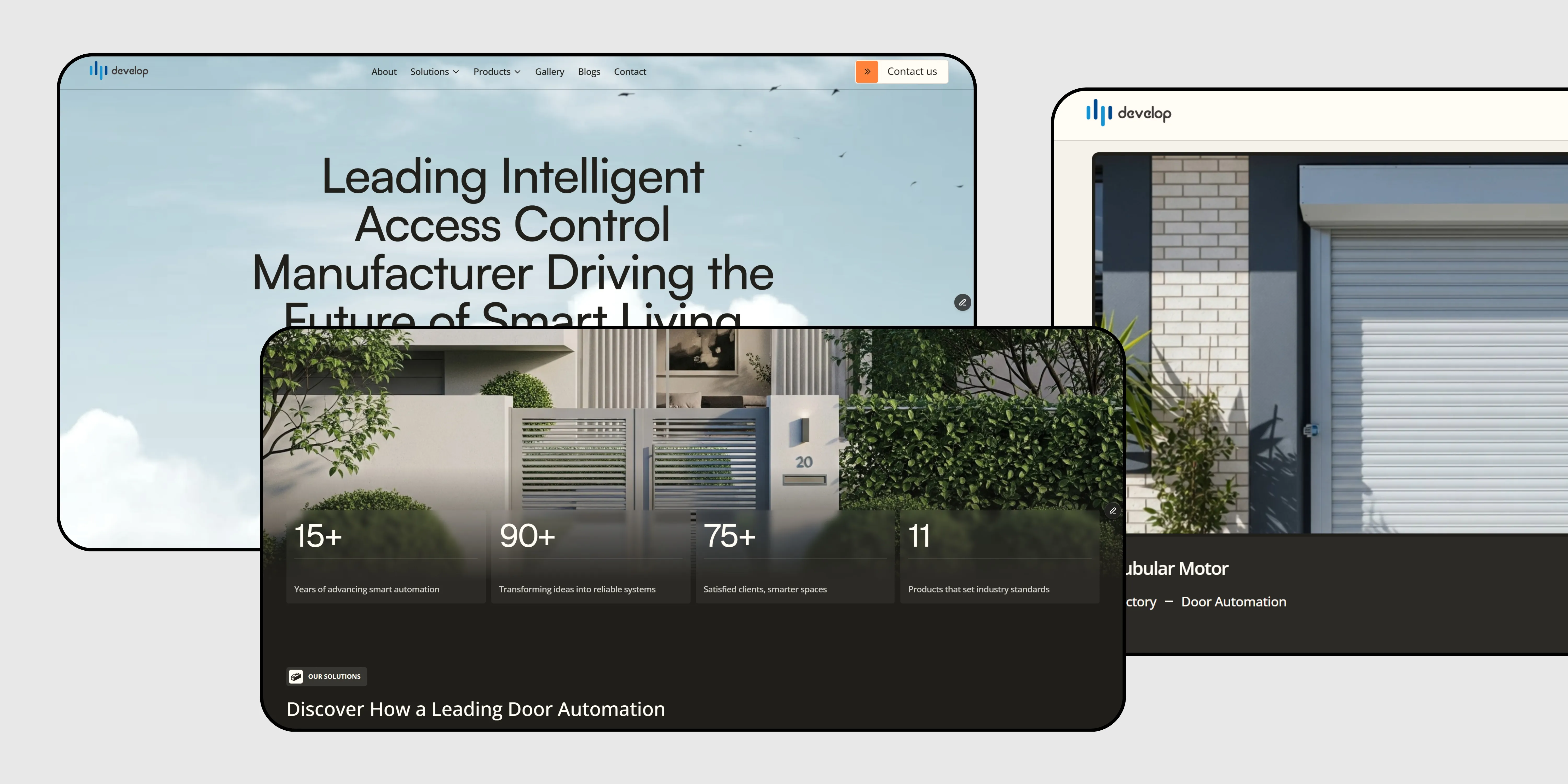 Custom B2B website design and development project for global market entry