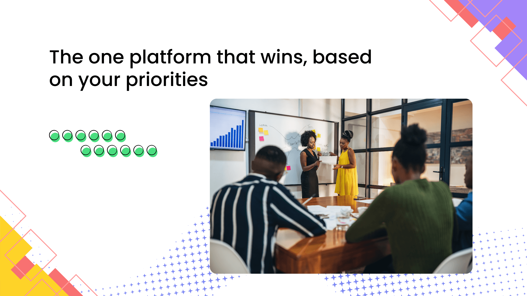 Team reviewing coaching platform priorities to choose the best software for community and business growth