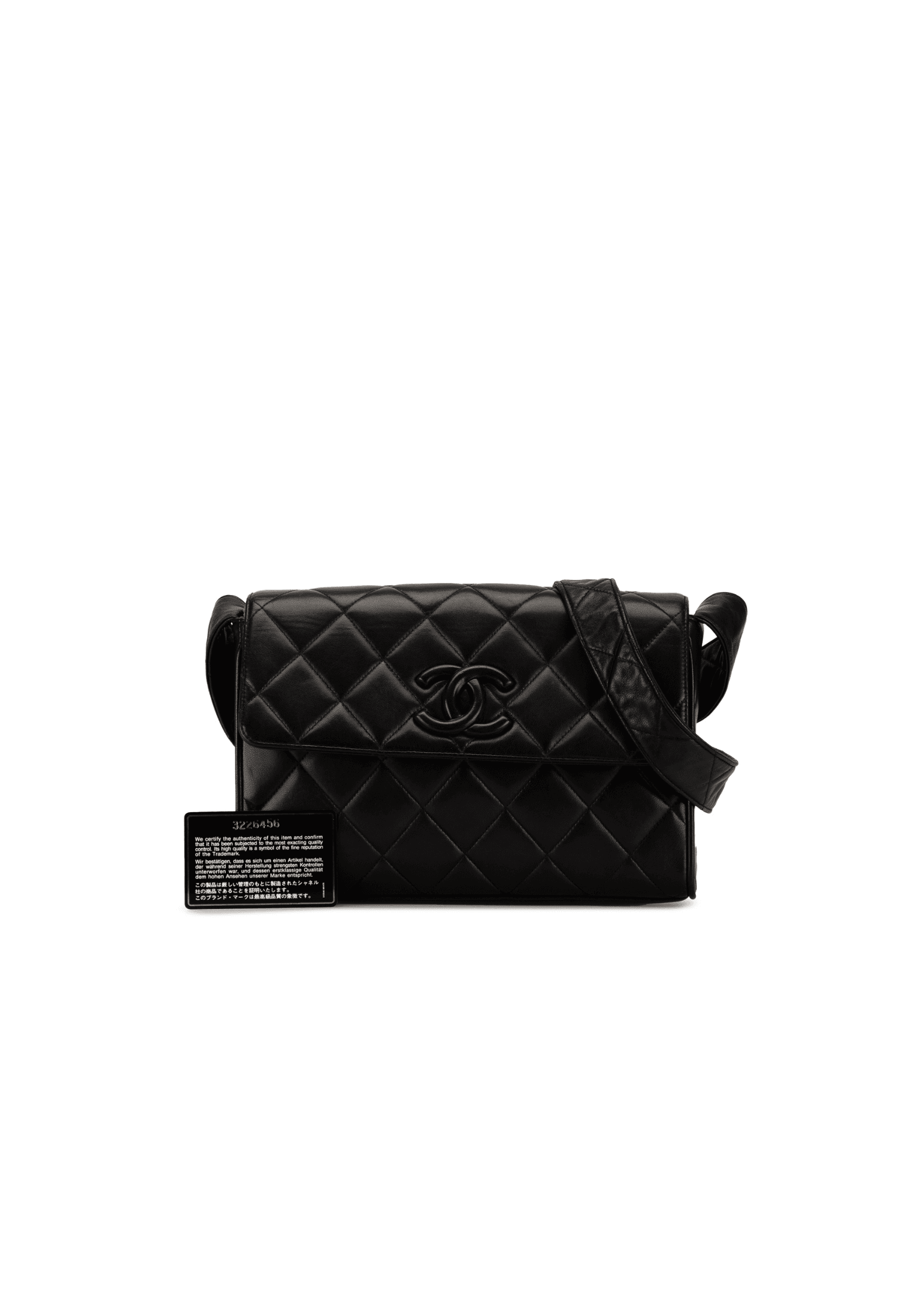 Chanel CC Quilted Lambskin Single Flap