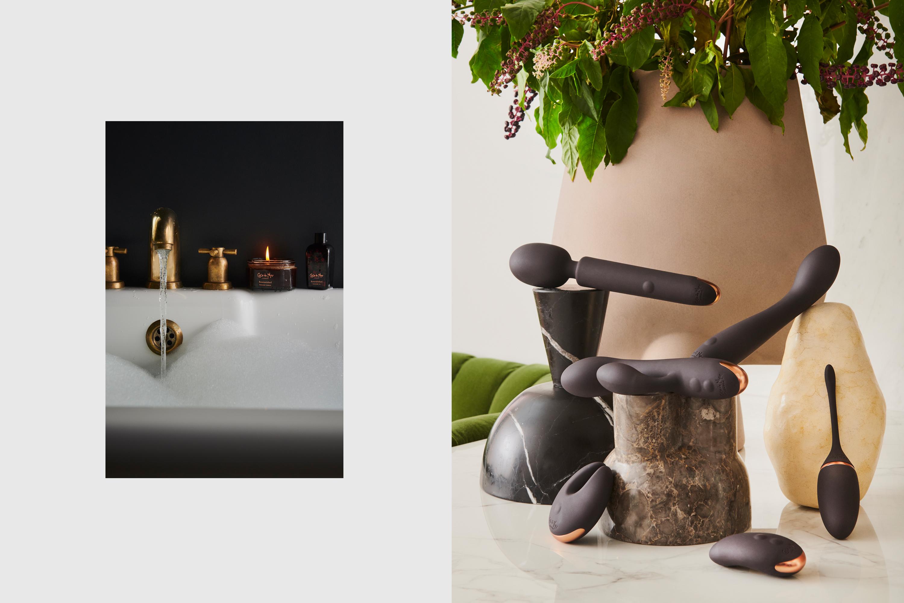 tipota design studio and lucy litwack - coco de mer design and creative direction for the pleasure collection vibrators celebrating 20 years of coco de mer